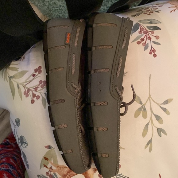 Grey SWIMS Loafers - Size 8 - Picture 6 of 10